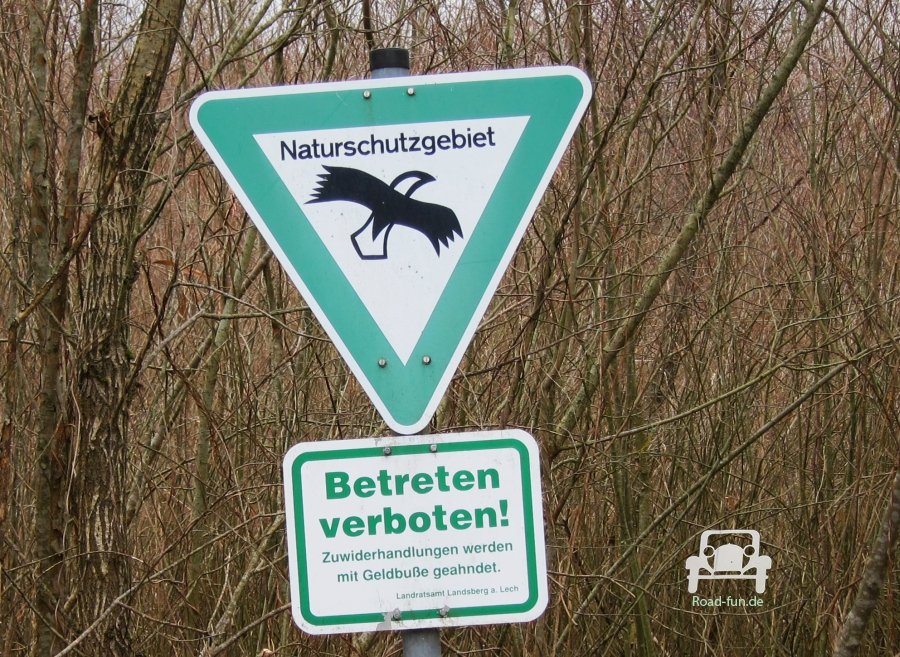 Hinweisschild Deutschland - Naturschutzgebiet