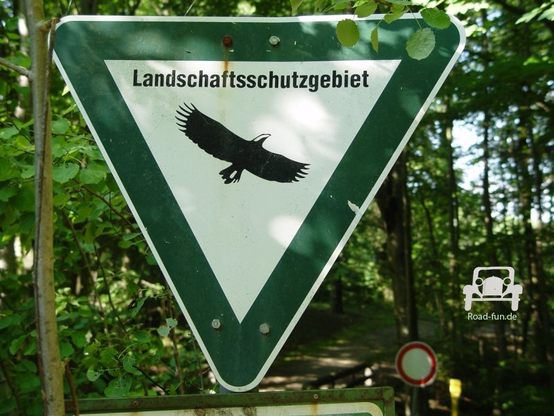 Hinweisschild Landscchaftsschutzgebiet - Deutschland