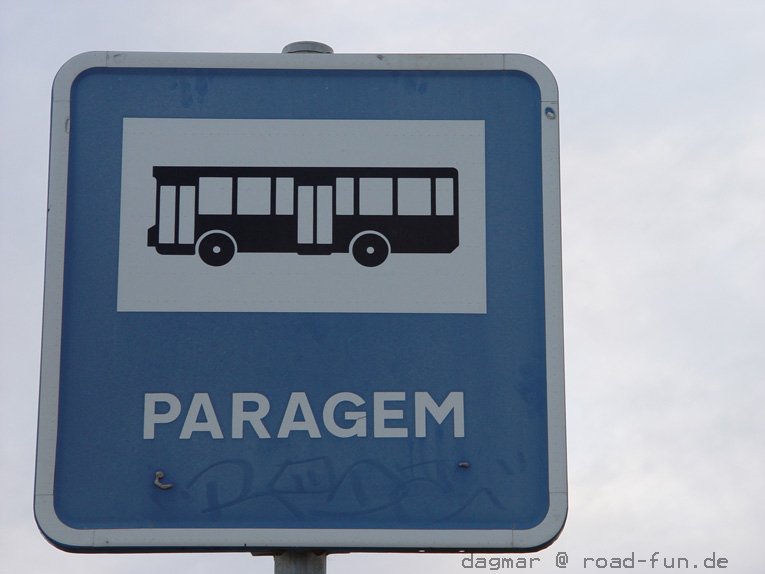 Hinweisschild Portugal - Bus (3)
