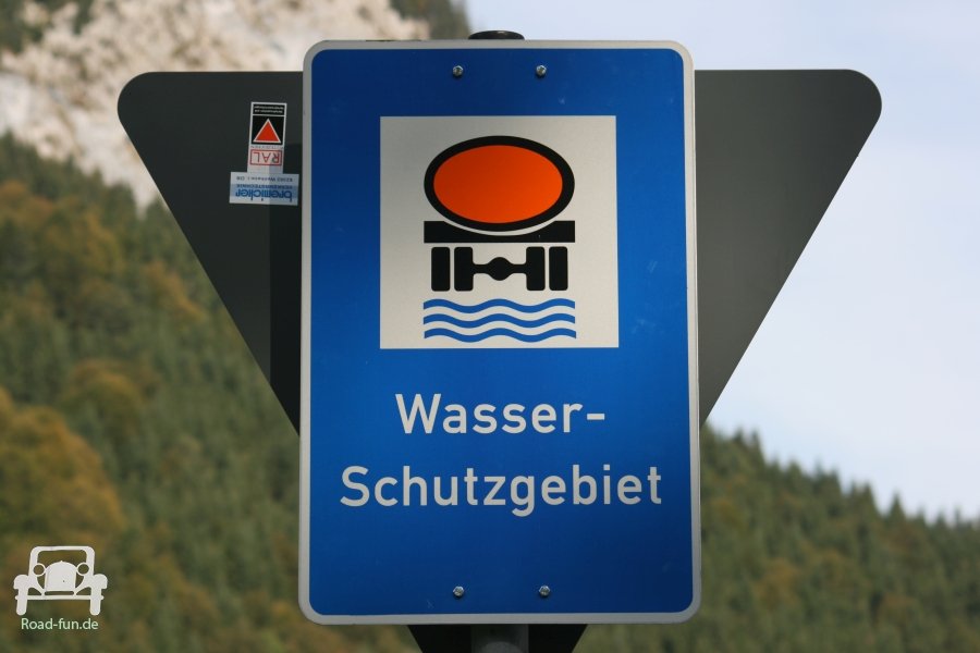 Hinweisschild Wasserschutzgebiet - Deutschland 