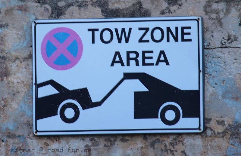Malta Hinweisschild - Parken (4)