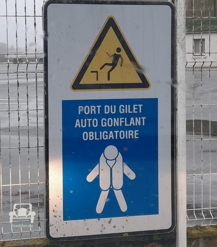 Verkehrsschild Sicherheit Frankreich