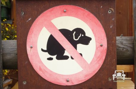Verbotsschild Hunde - Deutschland