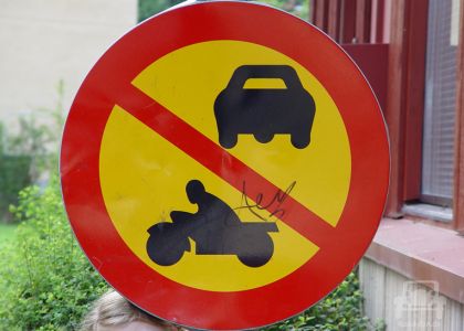 Verbotsschild Schweden - Durchfahrtsverbot