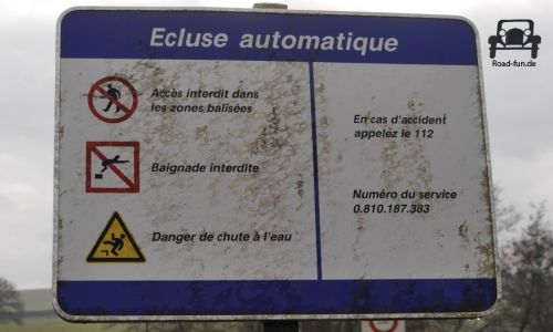 Verkehrsschild Info Diverse Frankreich