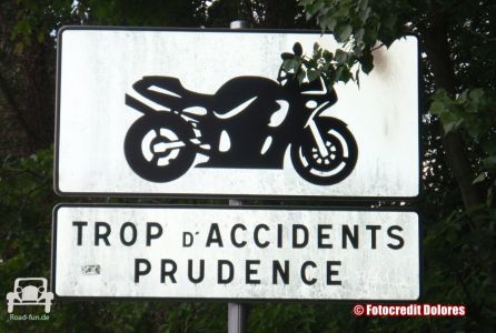 Erhöhtes Unfallrisiko für Motorradfahrer - Frankreich