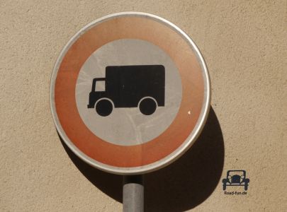 Durchfahrtsverbot für LKWs - Frankreich