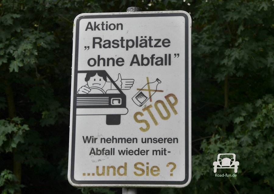 Hinweisschild Deutschland - Abfall
