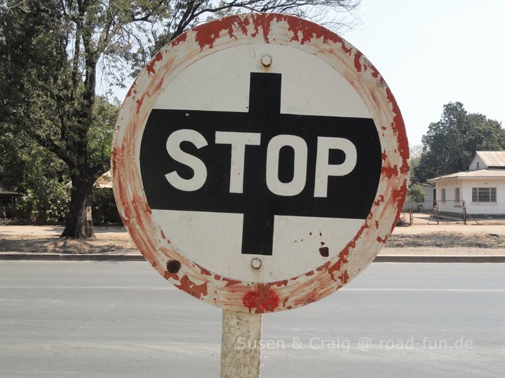 Stoppschild Sambia (2)