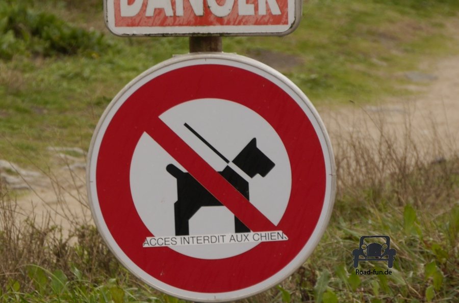 Hunde am Strand verboten - Frankreich