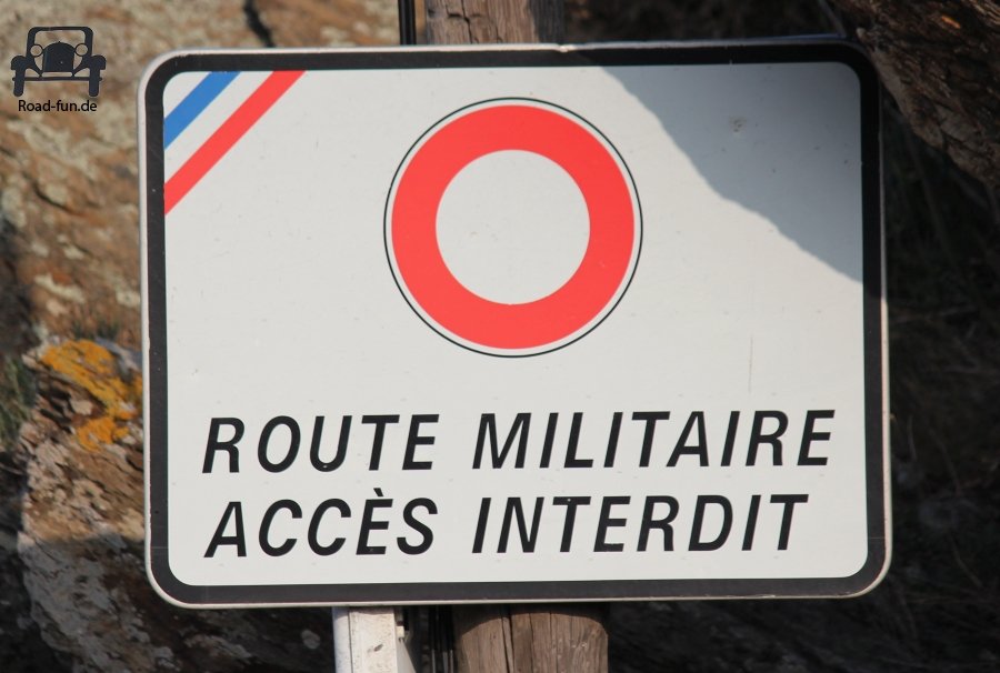 Verkehrsschild Verbot Durchfahrt - Frankreich