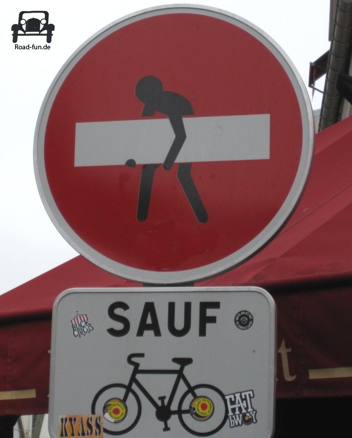 Verkehrsschild Verbot Frankreich