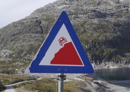 Gefahrenschild Norwegen - Statkraft