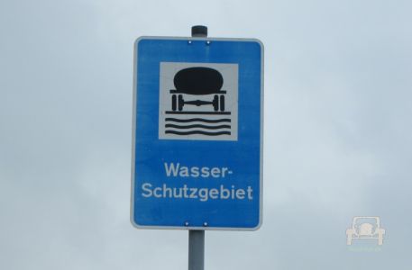 Hinweisschild Wasserschutzgebiet - Deutschland  