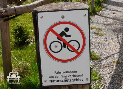Verbotsschild Durchfahrt Radfahrer - Deutschland