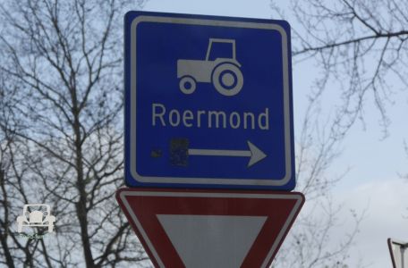 Verkehrsschild Hinweis Traktor - Niederlande