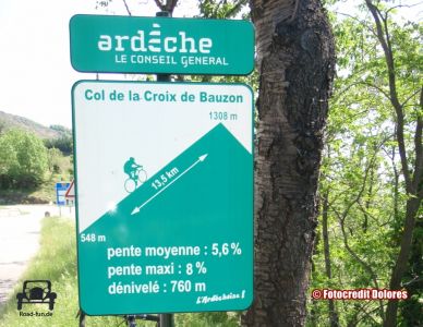 Radweg Hinweisschild - Frankreich