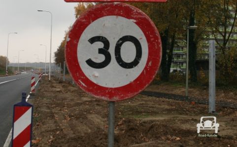 Geschwindigkeitsschild 30 km - Niederlande