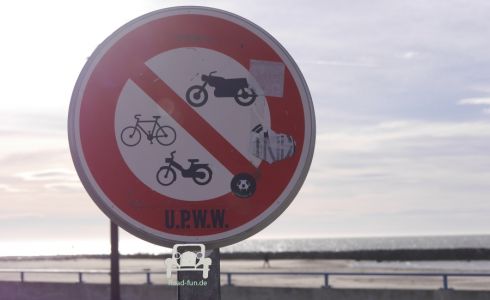 Durchfahrt Verbot für Zweiräder