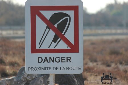 Verkehrsschild Verbot Sport Kitesurfen - Frankreich